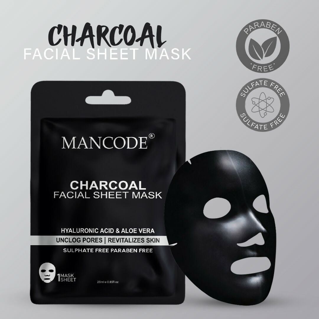Mancode Charcoal Sheet Mask