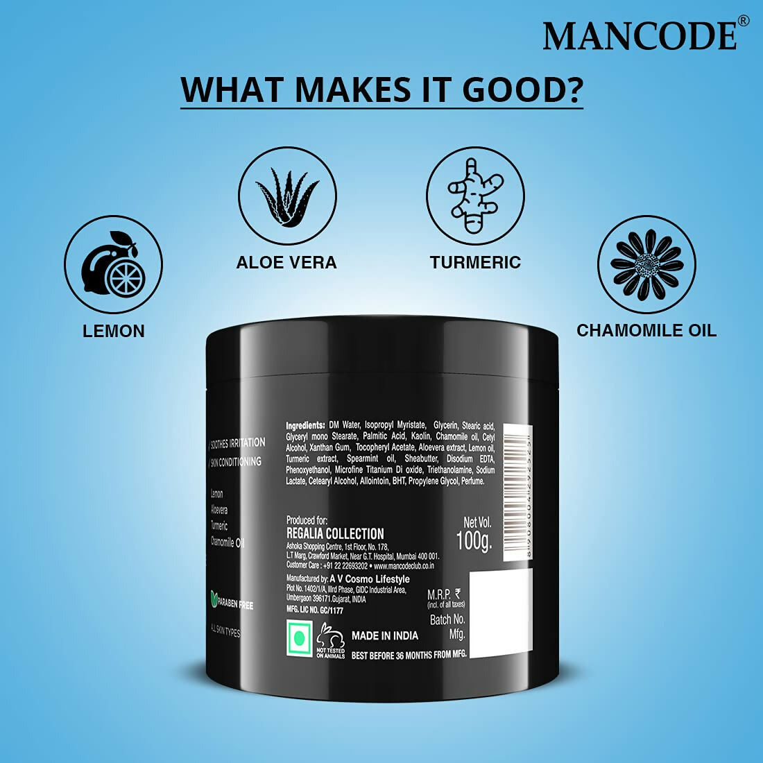 how to use Mancode after shave blam
