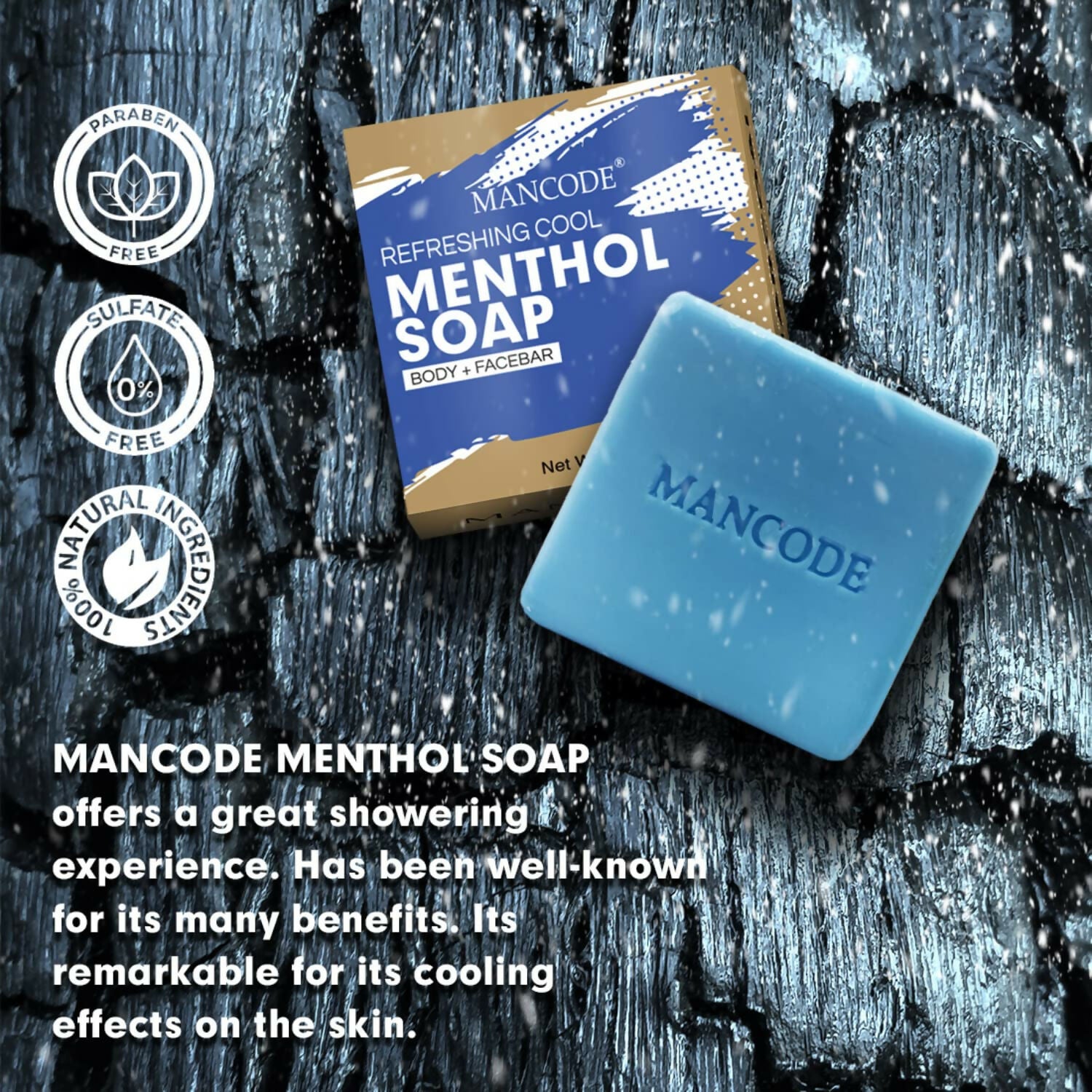 Refreshing bath soap