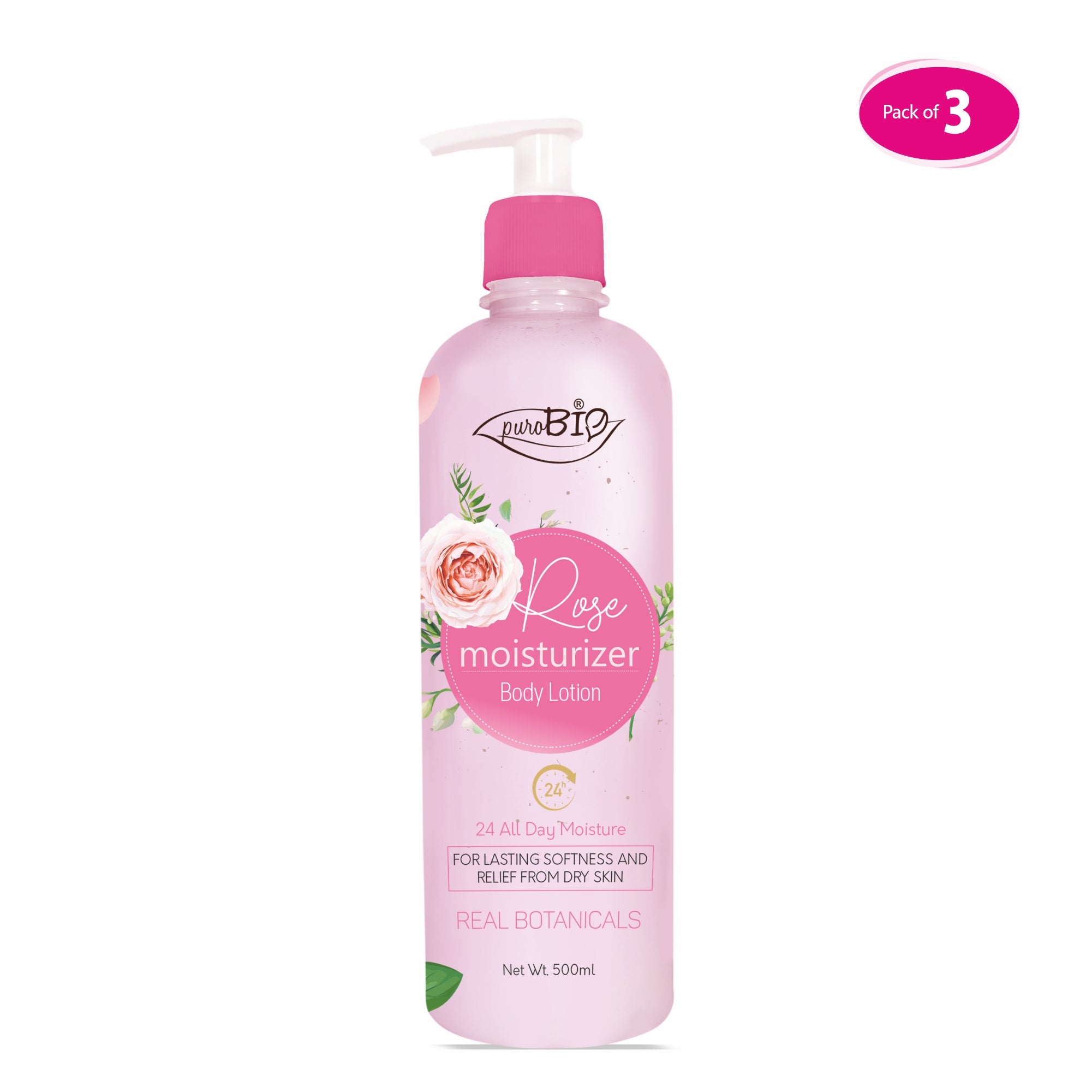Rose Moisturising Body Lotion in bulk 3 quantity