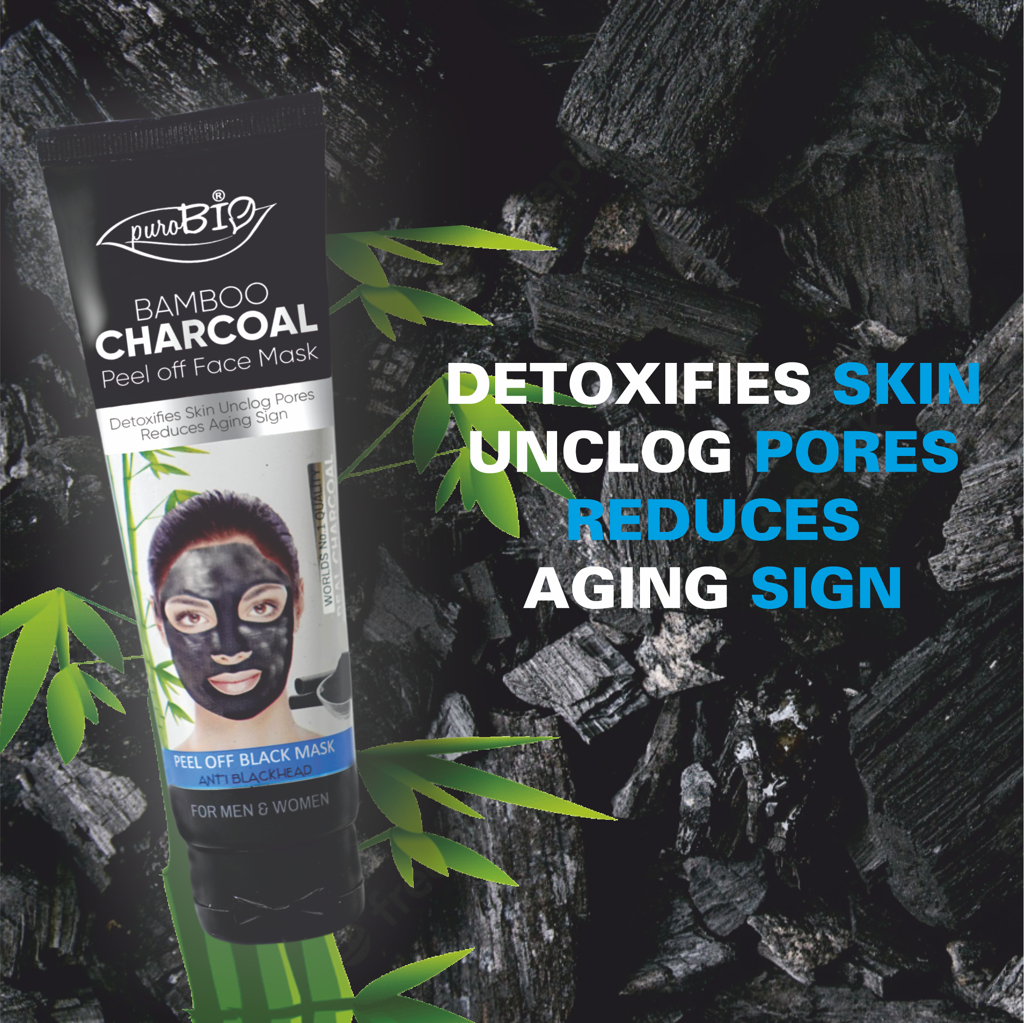 Bamboo Charcoal Peel Off Face Mask