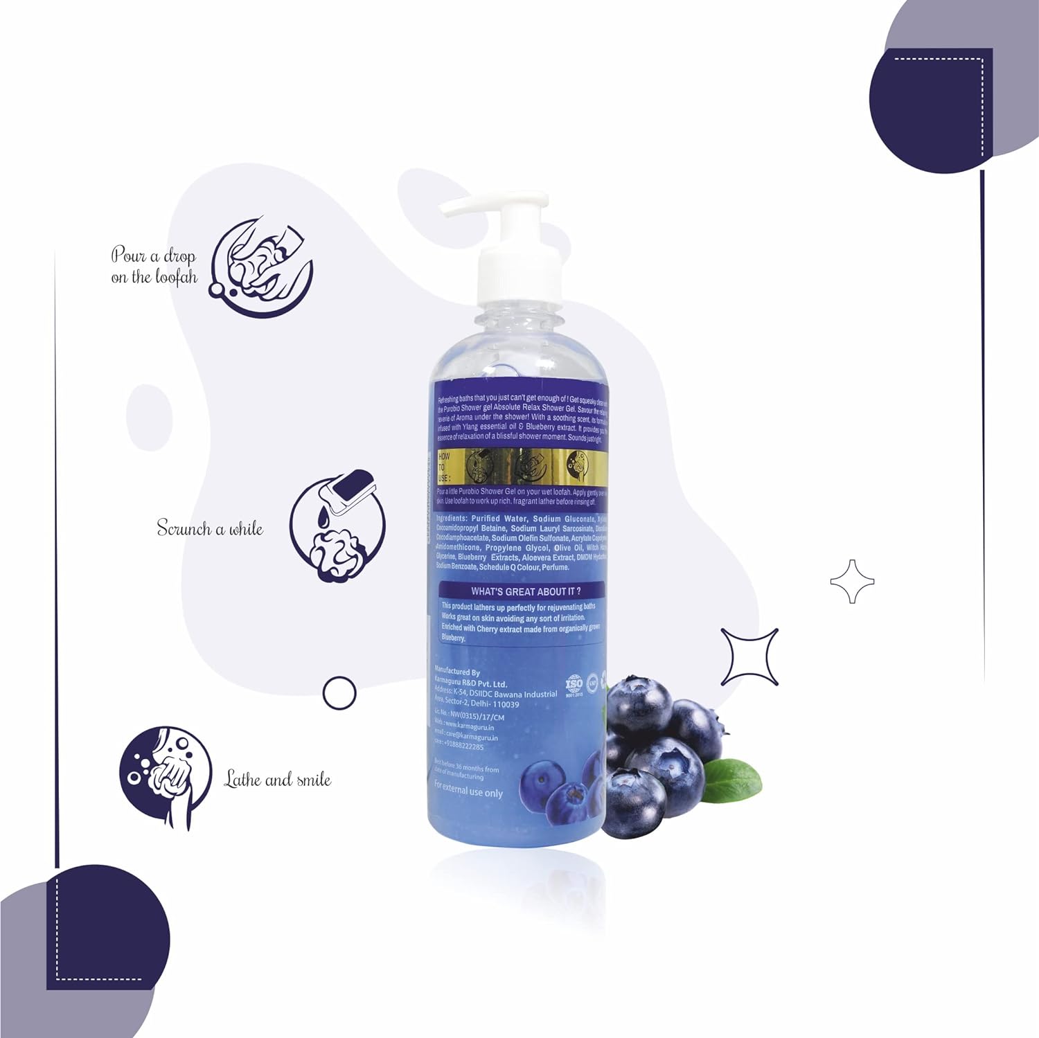 Blue Berry Shower Gel