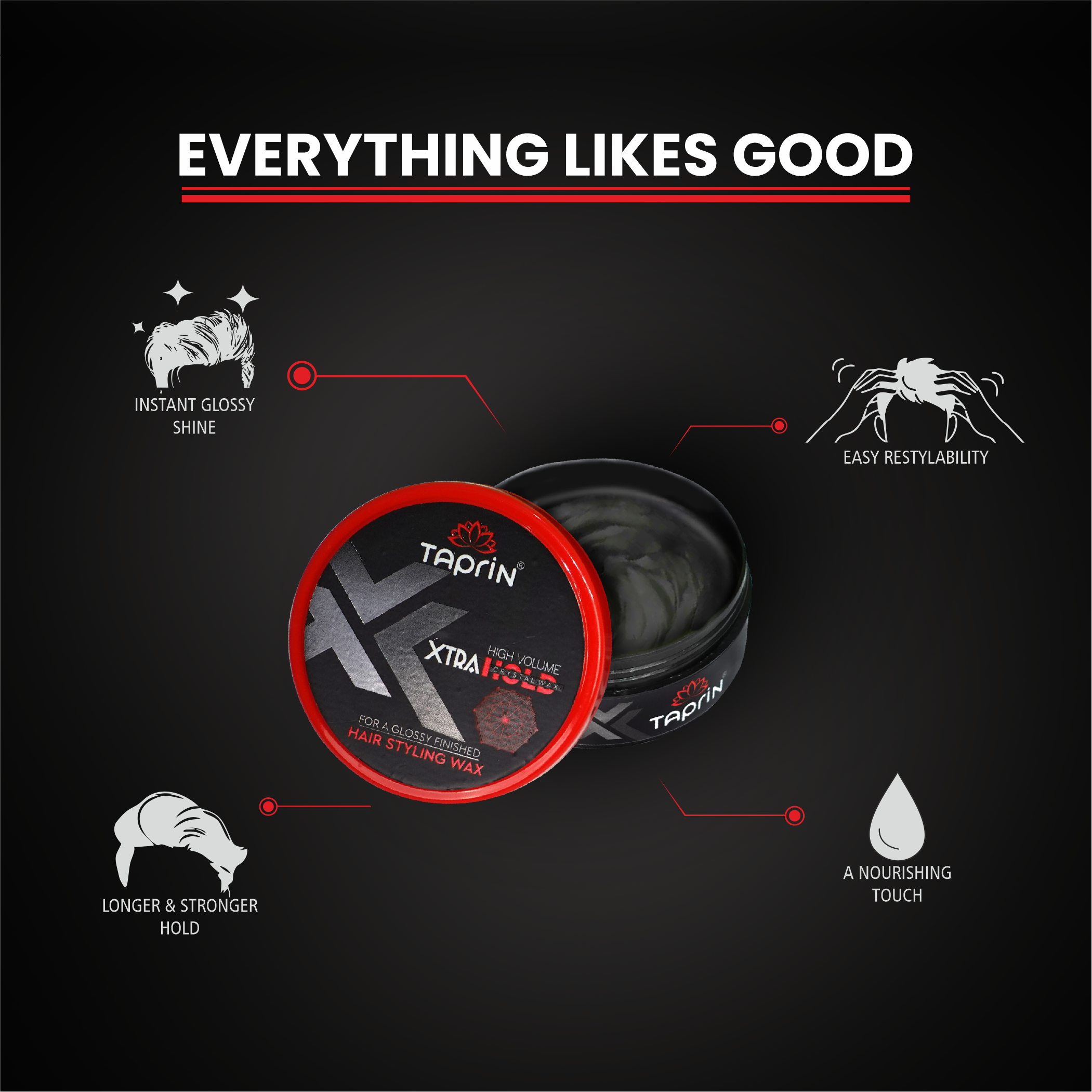 Xtra Strong Hold Hair Wax