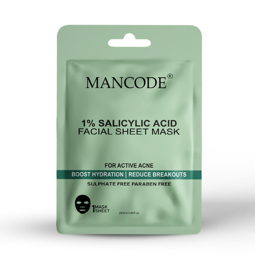 Mancode Salicylic acid sheet mask