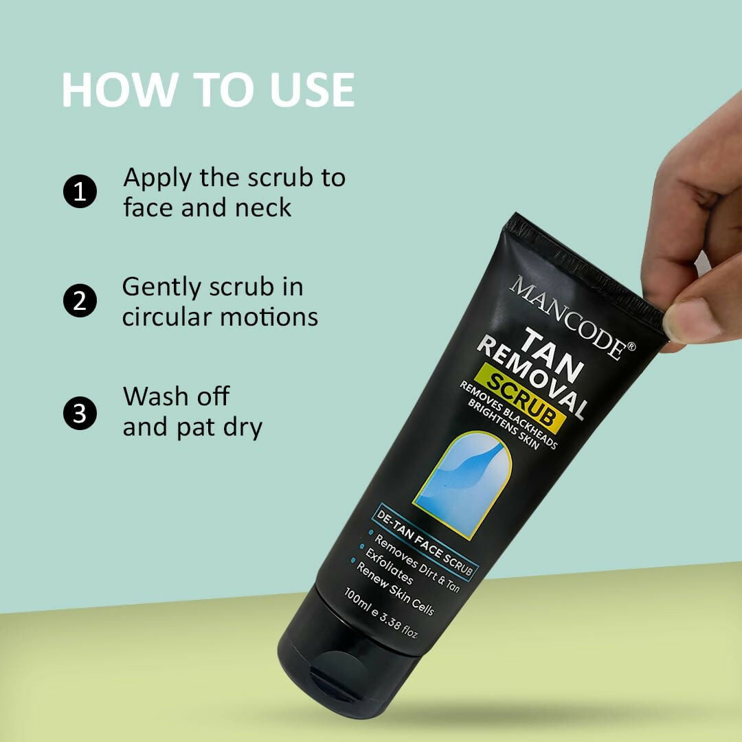 Face scrub for dull and tanned skin