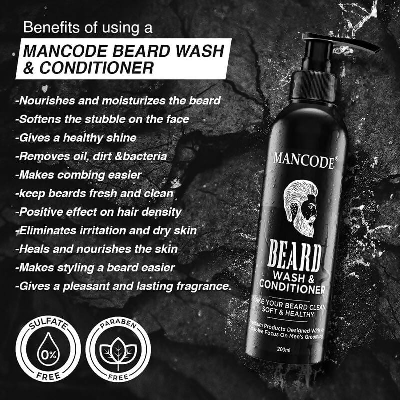 how to use beard wash&conditionar