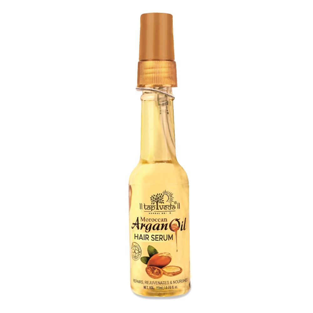 Tapveda Moroccan Argan Oil Hair Serum 80ml for shine