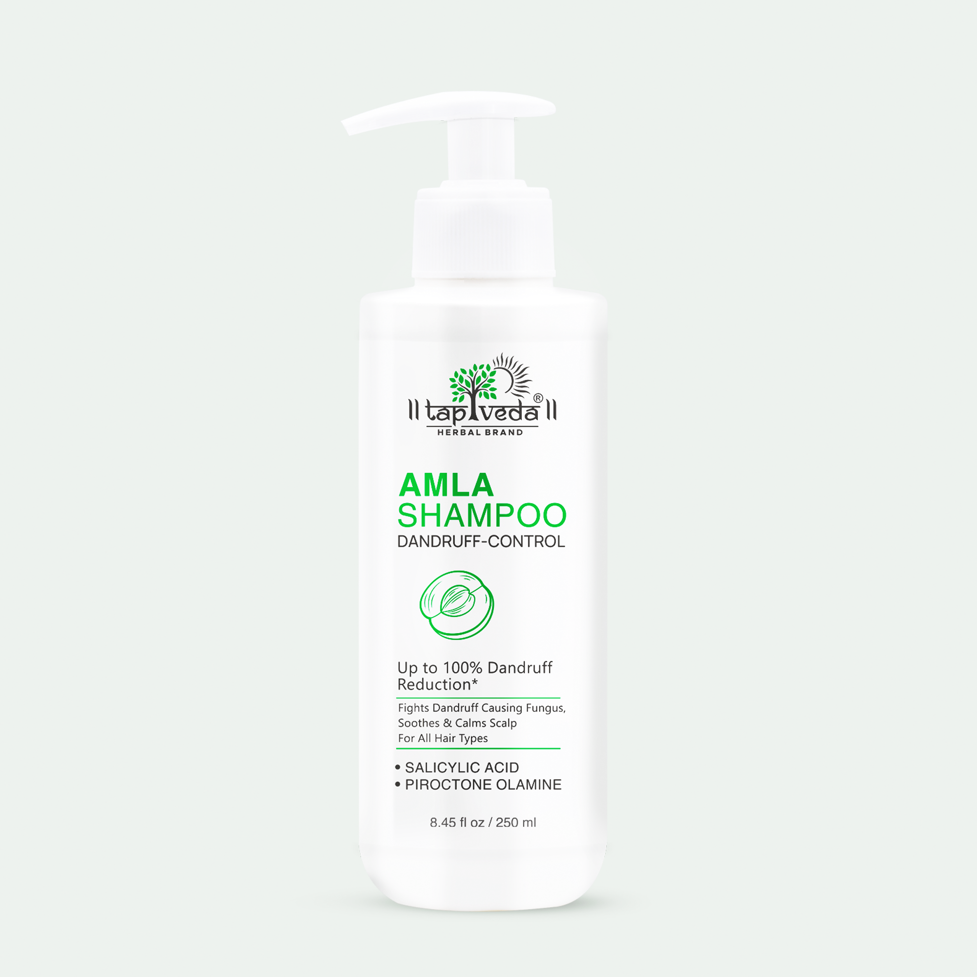 Tapveda Amla Anti-Dandruff Shampoo 250ml with salicylic acid care