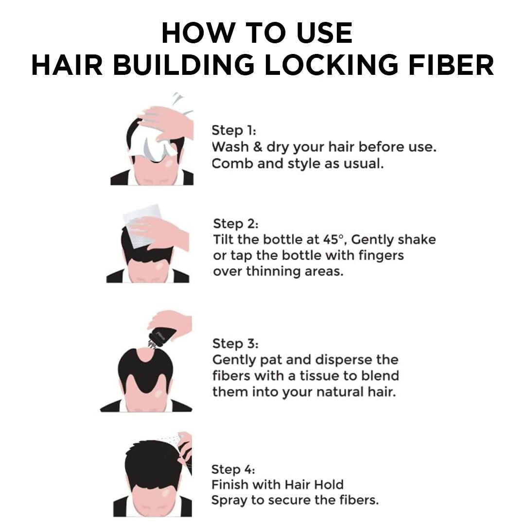 how to use hair building fiber