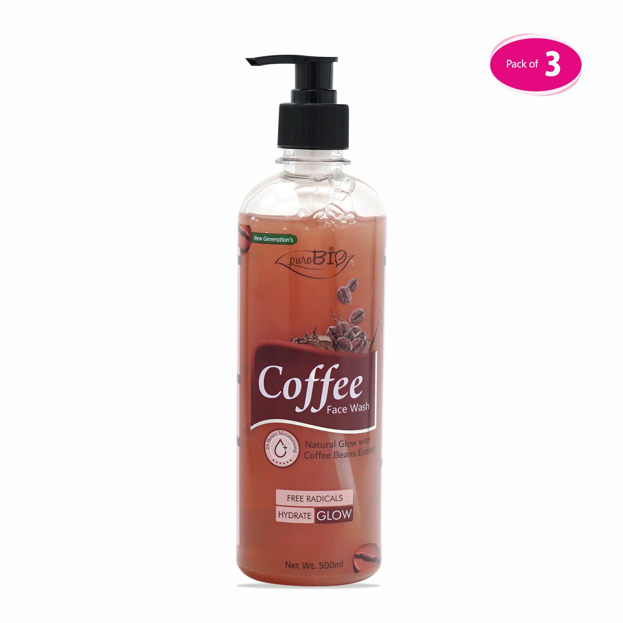 Coffee Face Wash in bulk 3 quantity