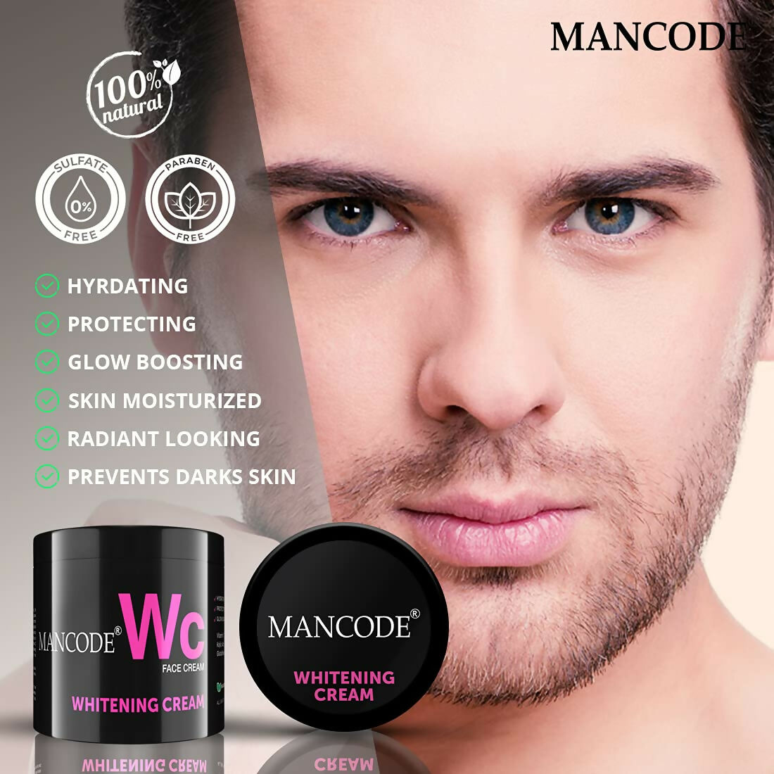 Men’s skin lightening cream