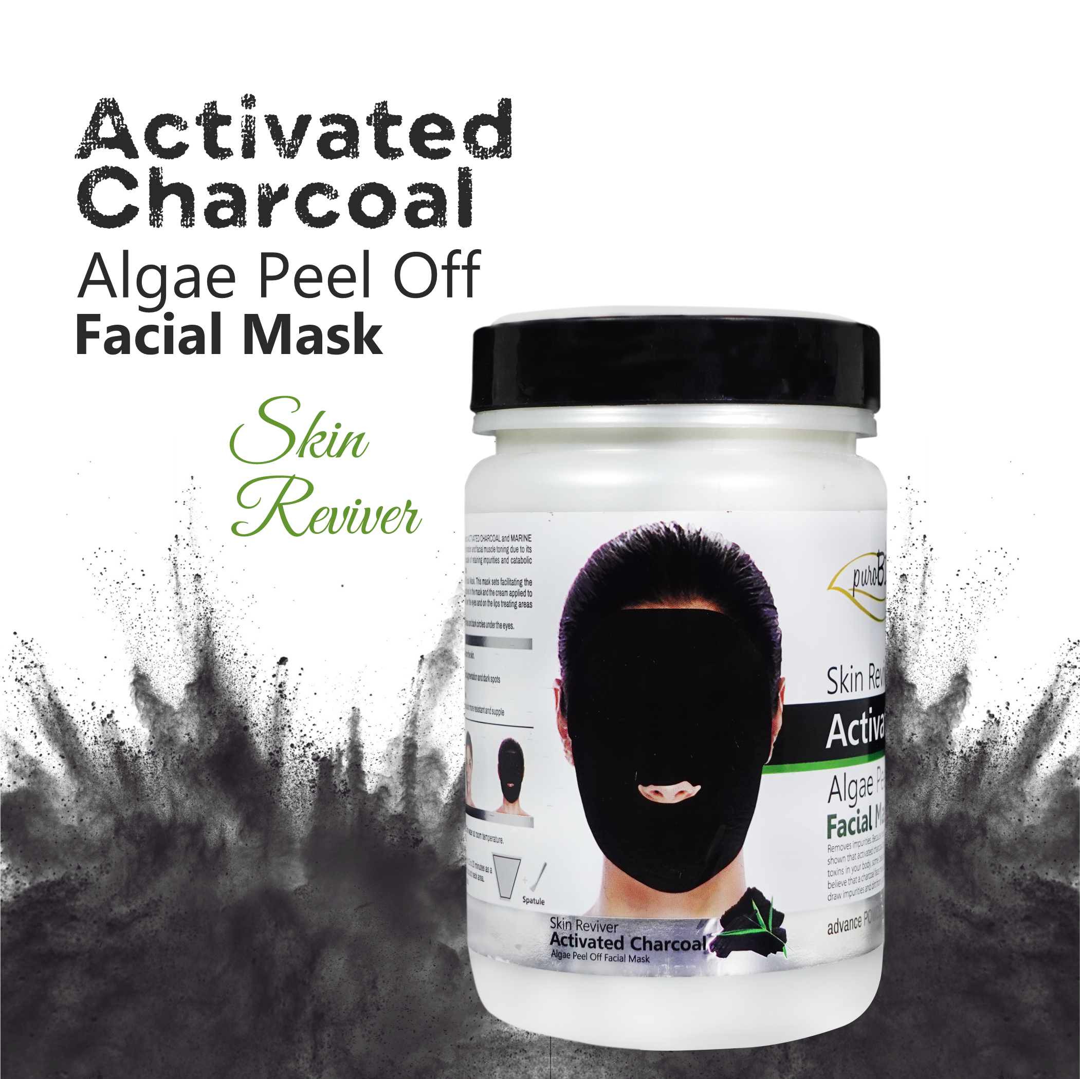 Activated Charcoal Algae Peel Off Face Mask
