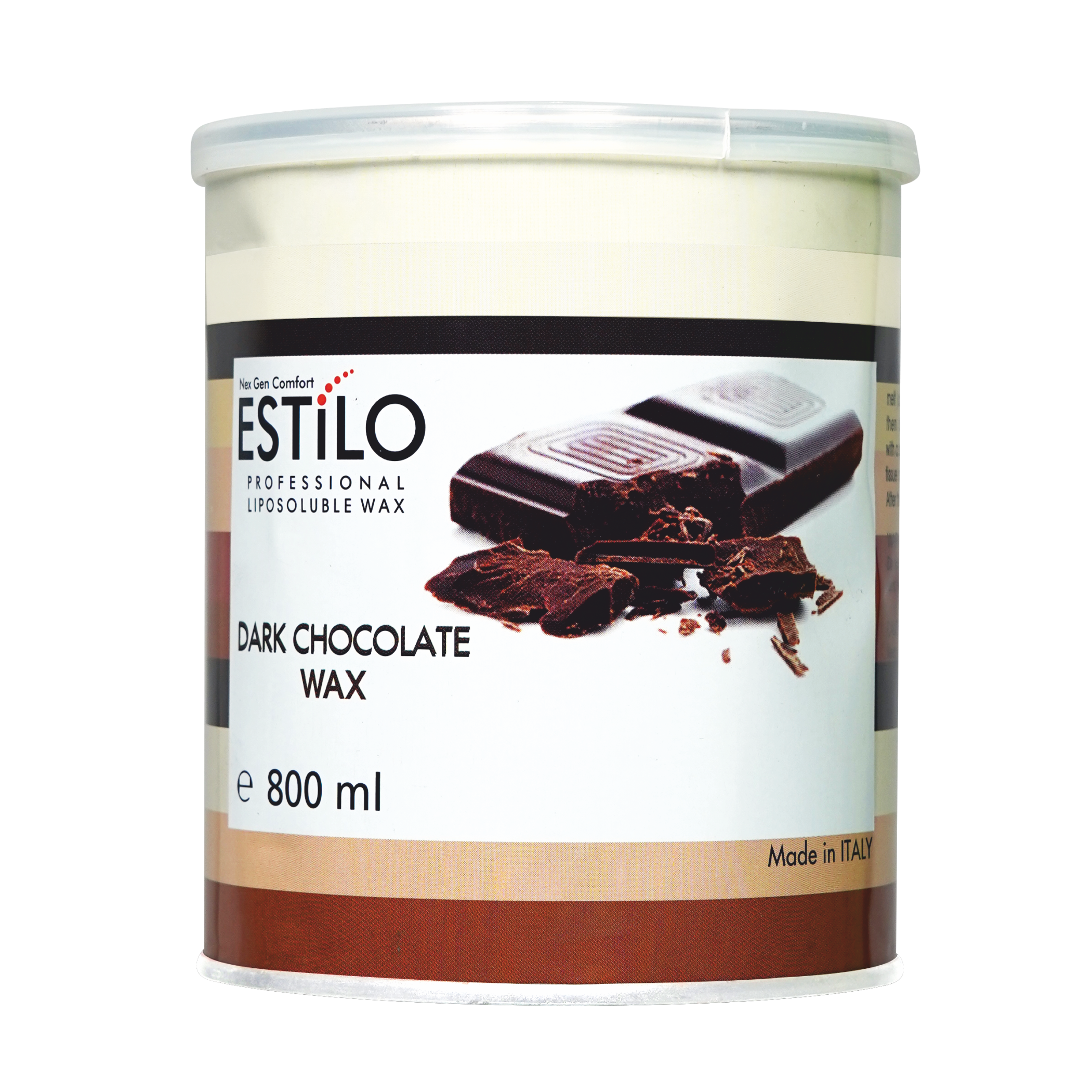 Estilo Liposoluble Dark Chocolate Wax - 800ml