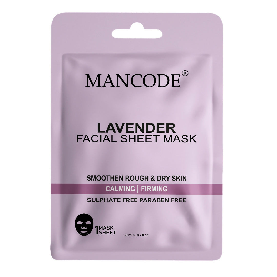 Mancode Lavender sheet mask 25ml