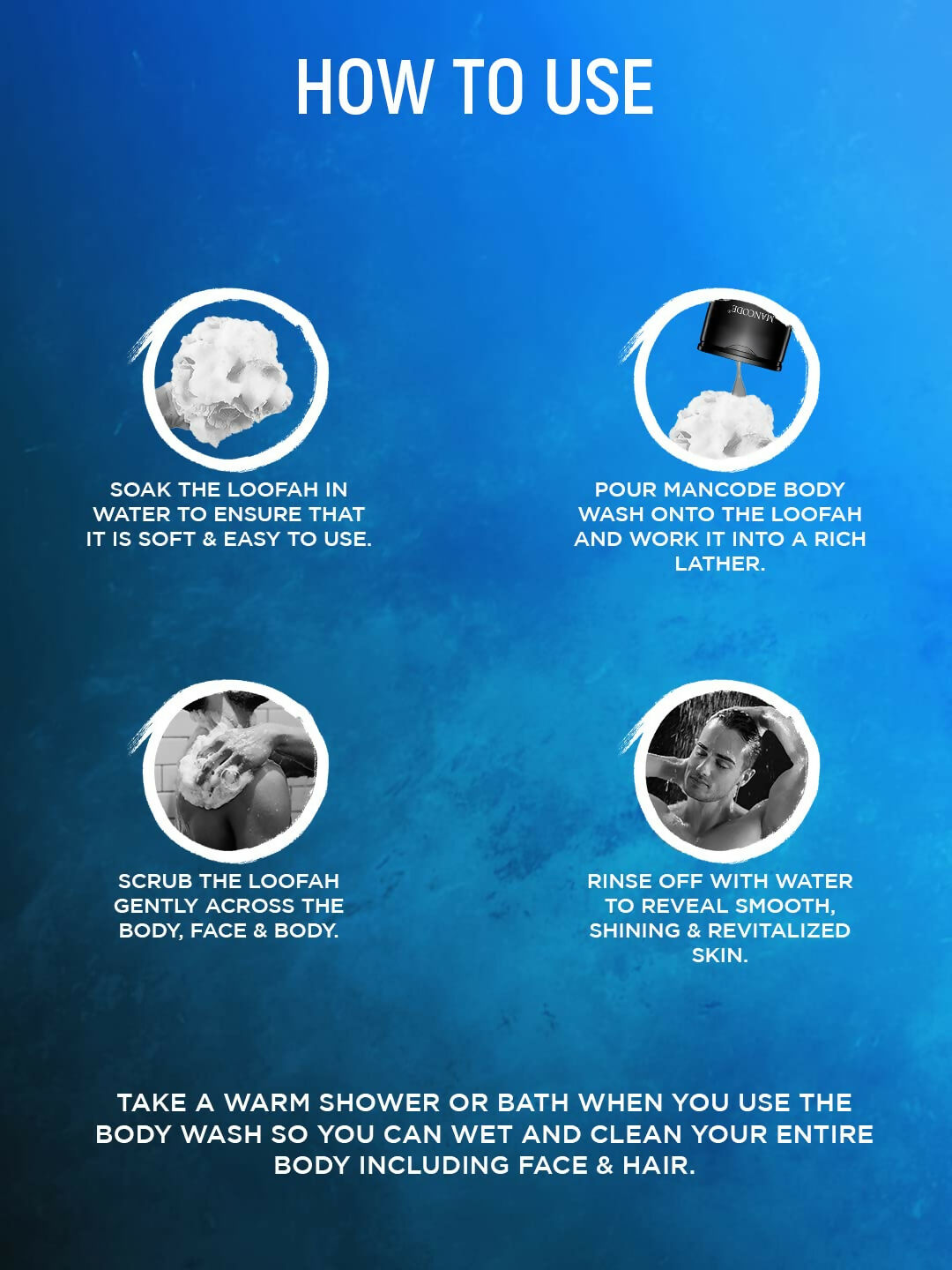 how to use hydro body wash