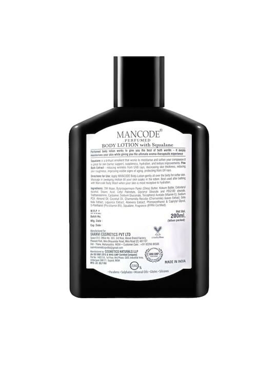 Summer body lotion for men