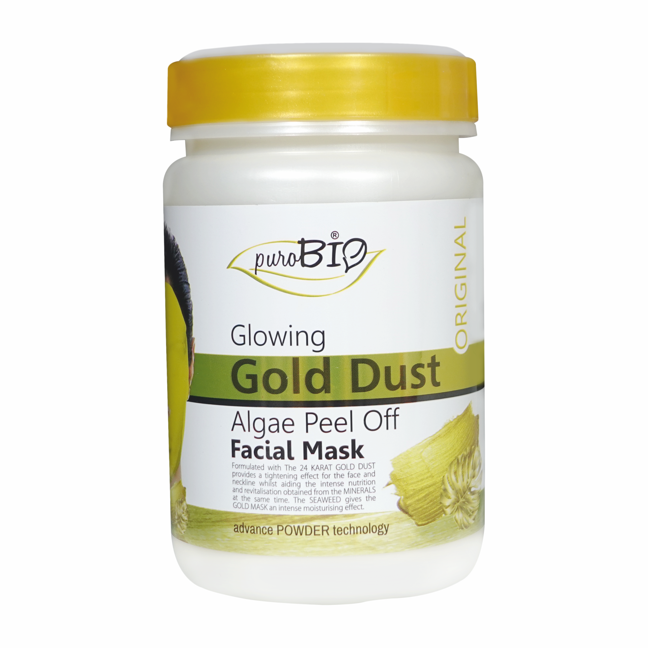 Gold Algae Peel Off Powder Face Mask