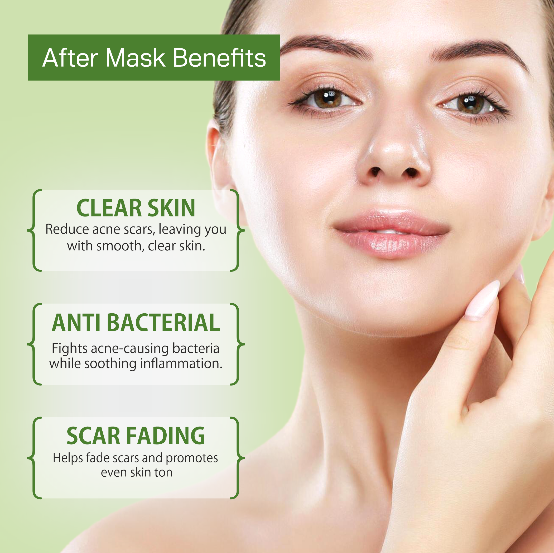 Green Tea Gluco Algae Peel Mask for youthful glowing skin
