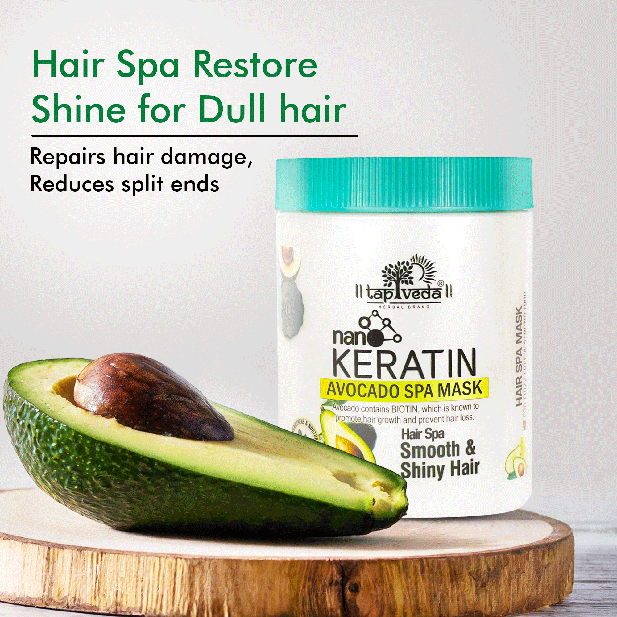 Perfect Hair Care Trio: Avocado Hair Mask, Hair Serum, & Keratin Shampoo Combo Pack