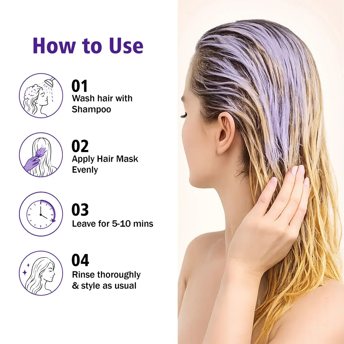 Taprin Keranano Color Protection Hair Care Combo | Sulfate Free Shampoo + Color Protection Hair Mask for Colored & Chemically Treated Hair | (250ml+400ml)