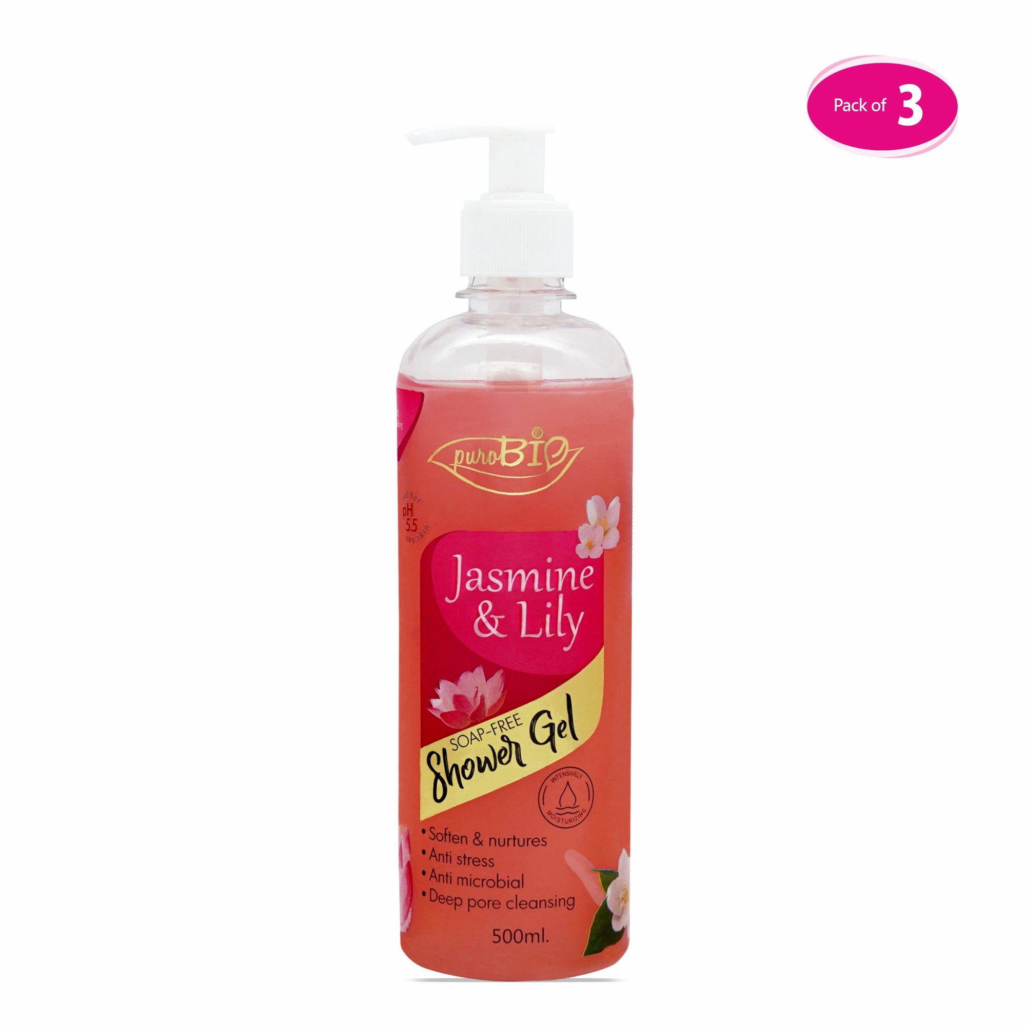 Jasmine & Lily Shower Gel in bulk 3 quantity