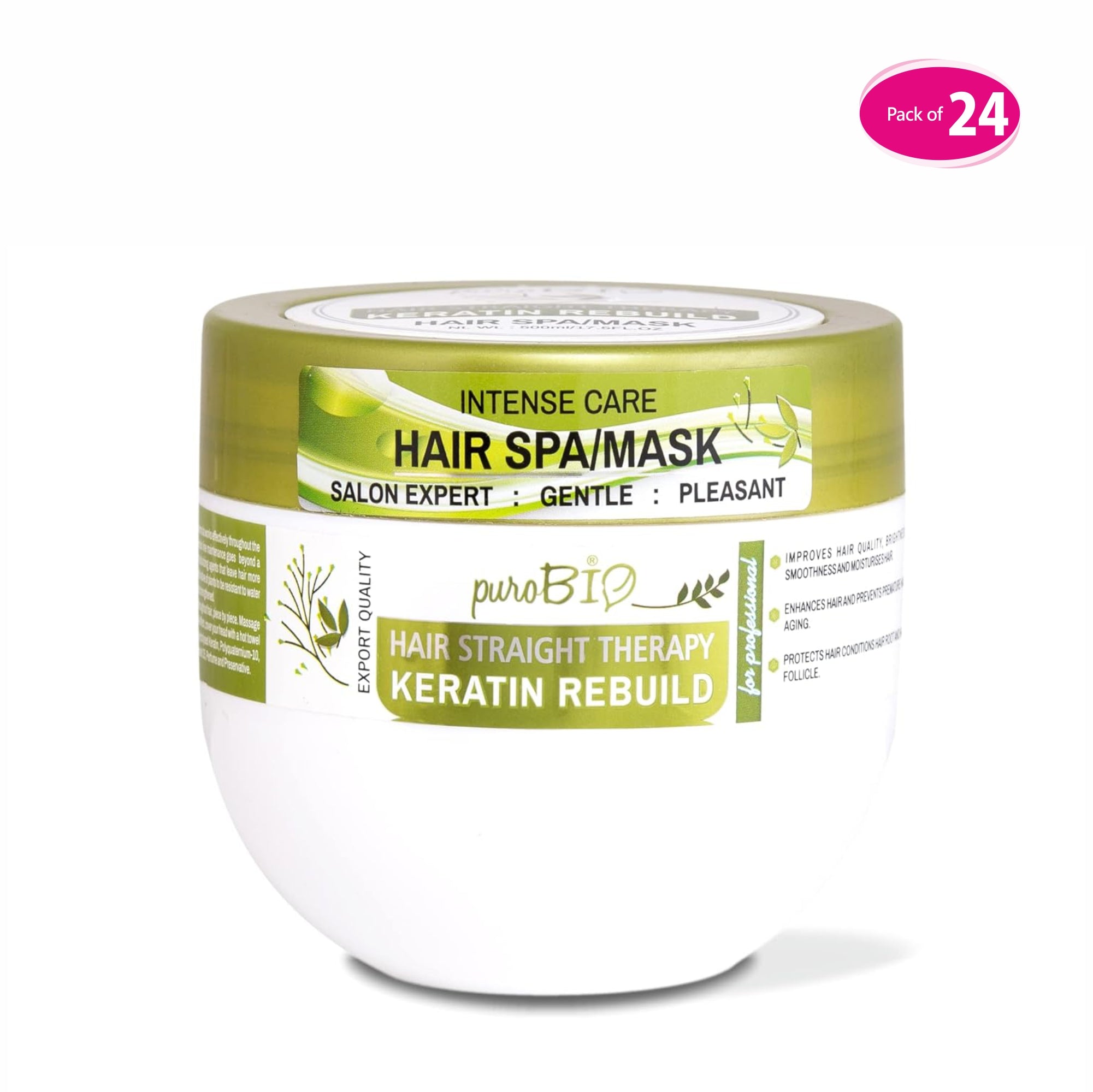 Sulphate Free Keratin Rebuild Hair Mask in bulk 24 quantity