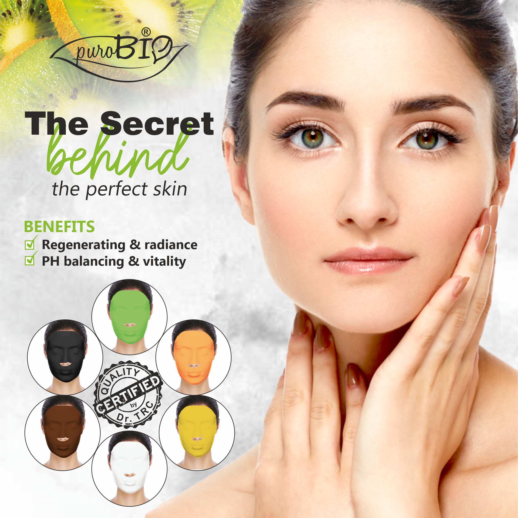 Kiwi Algae Peel Off Powder Face Mask