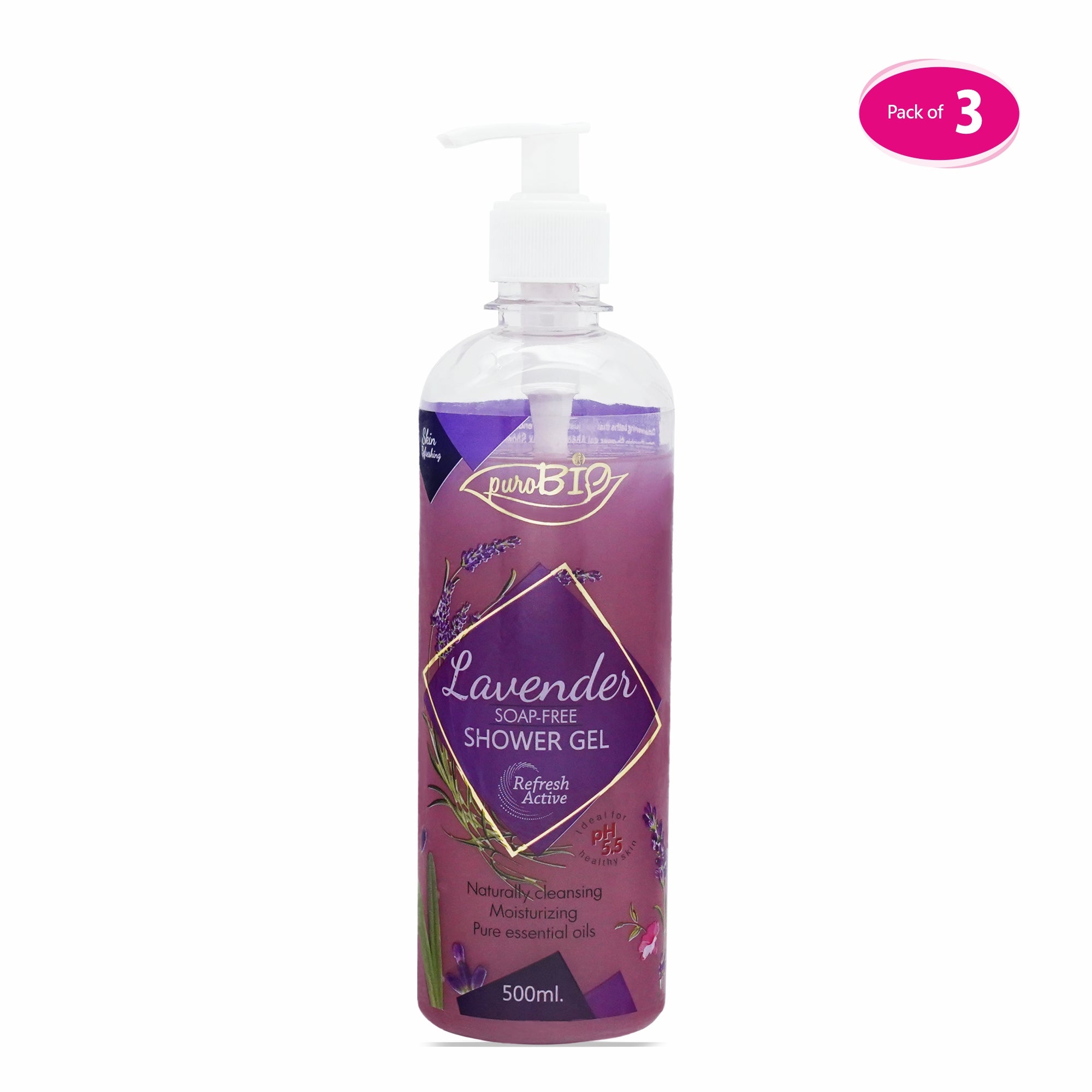Lavender Shower Gel in bulk 3 quantity