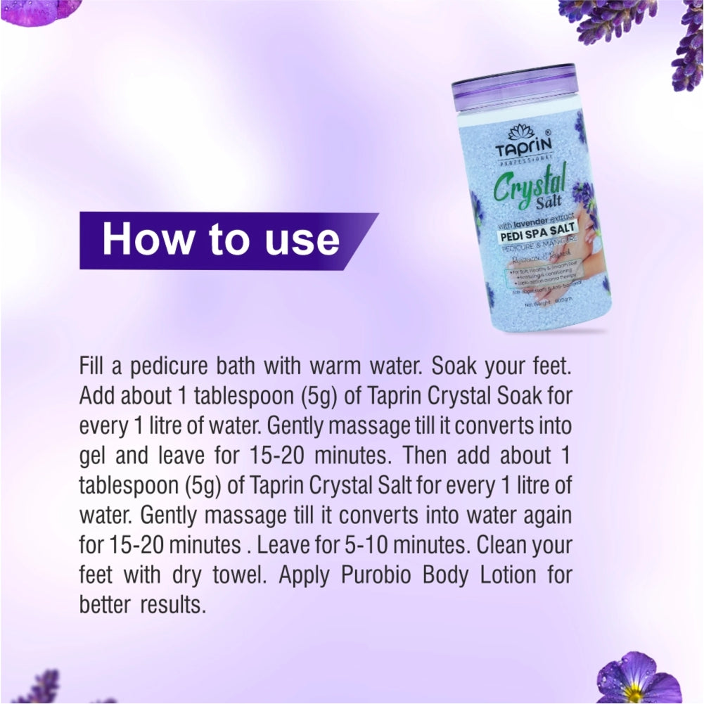 Crystal Meni Spa Salt with Lavender extract
