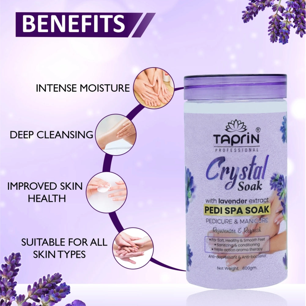 Crystal Pedi Spa Soak with Lavender extract