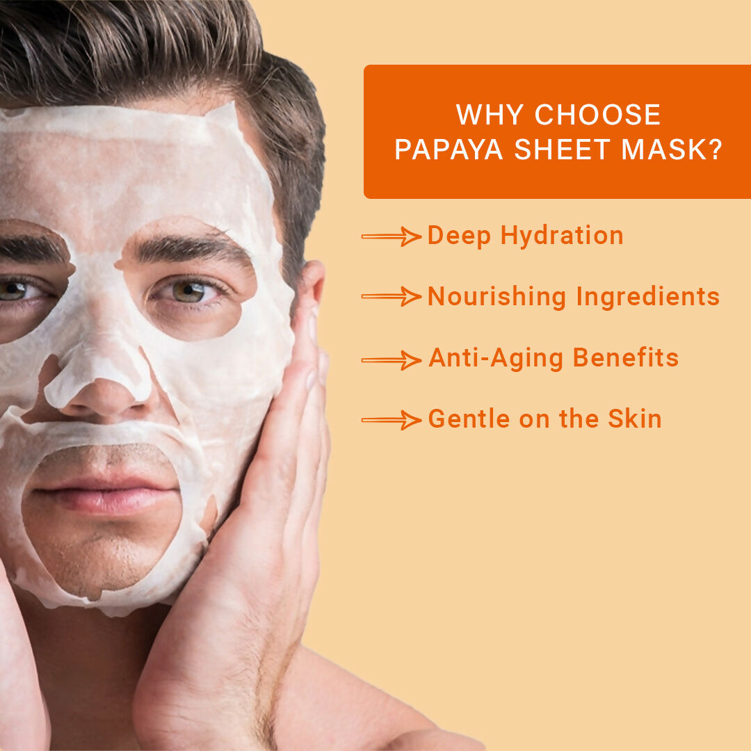 Firming facial mask for men