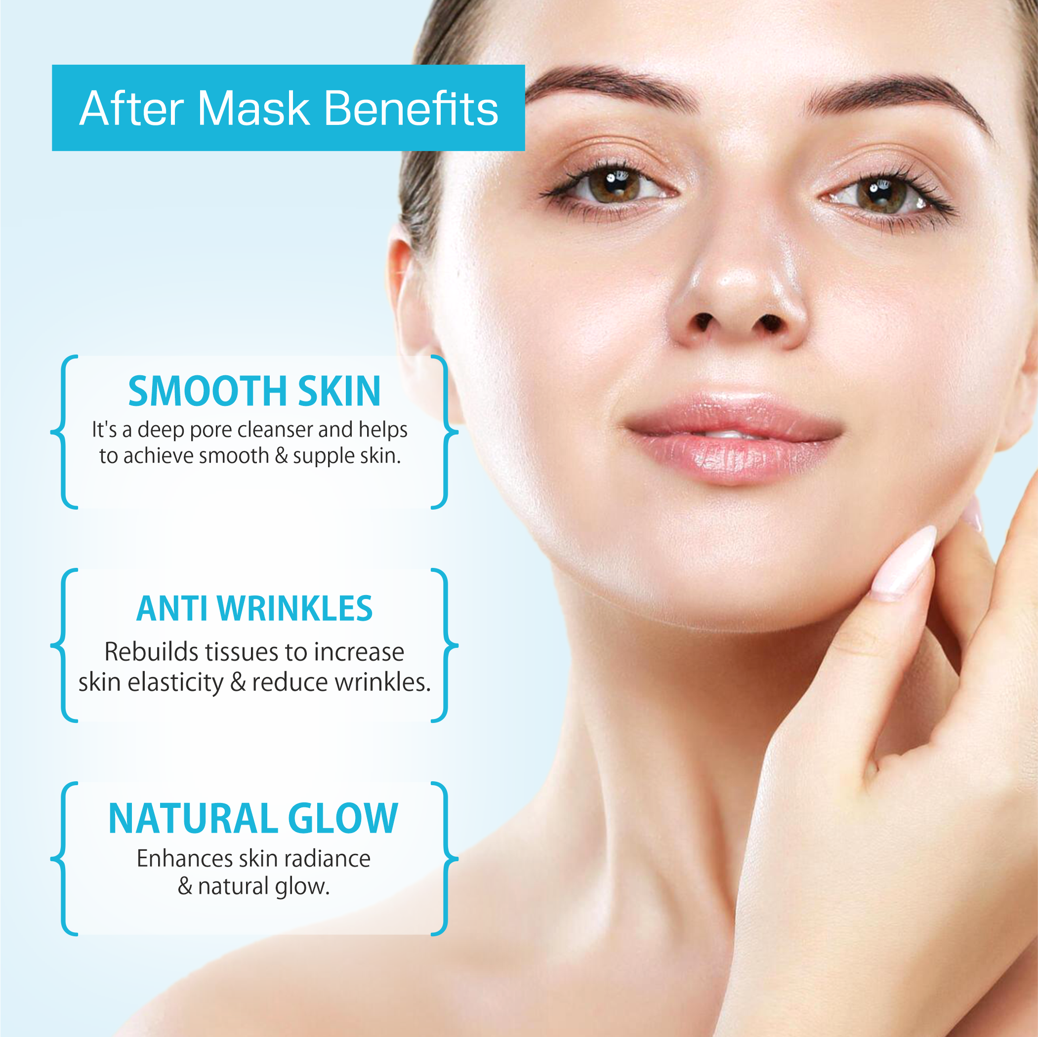 Nourishing Natural Botox Peel Off Face Mask with kiwi extract