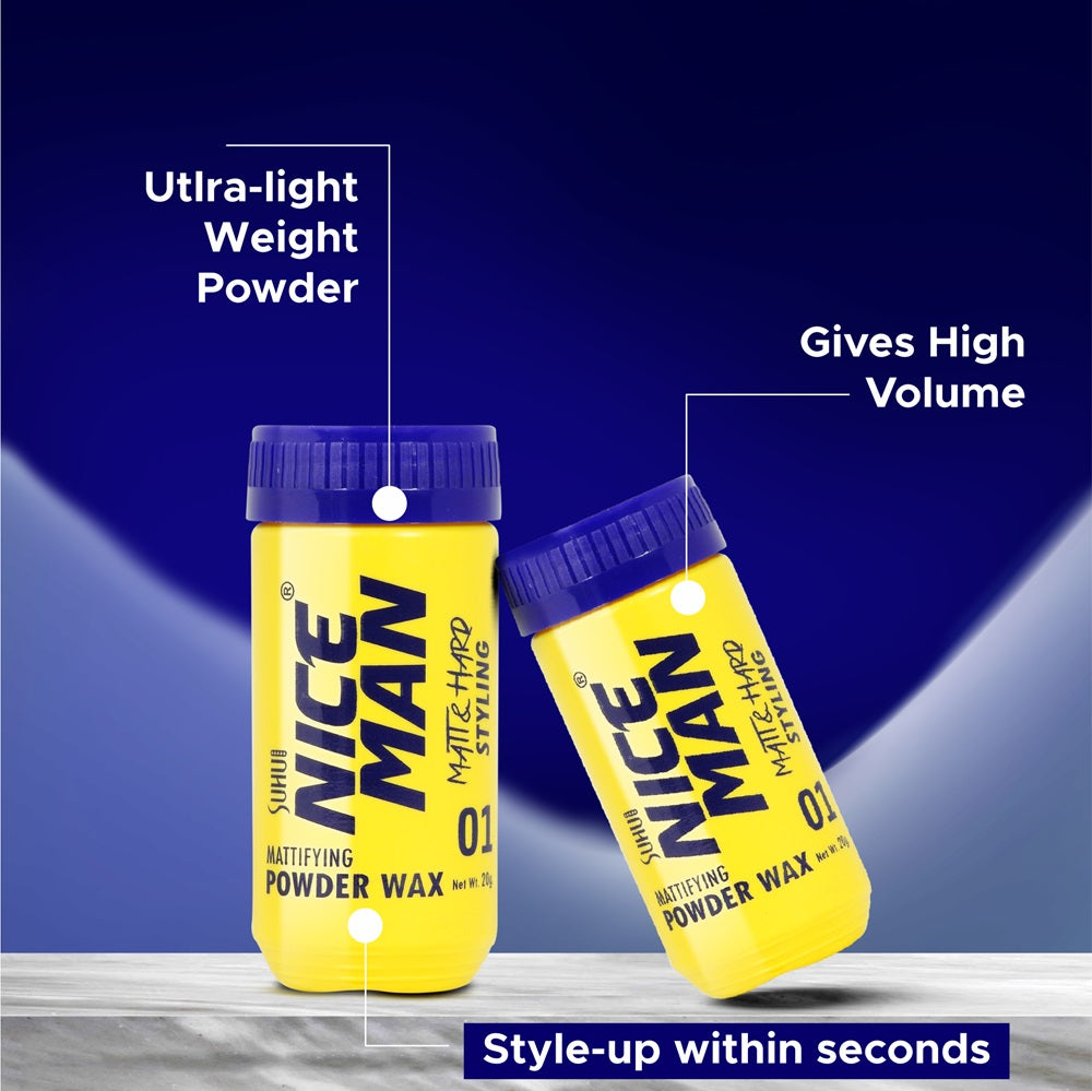 light weight hair powder wax