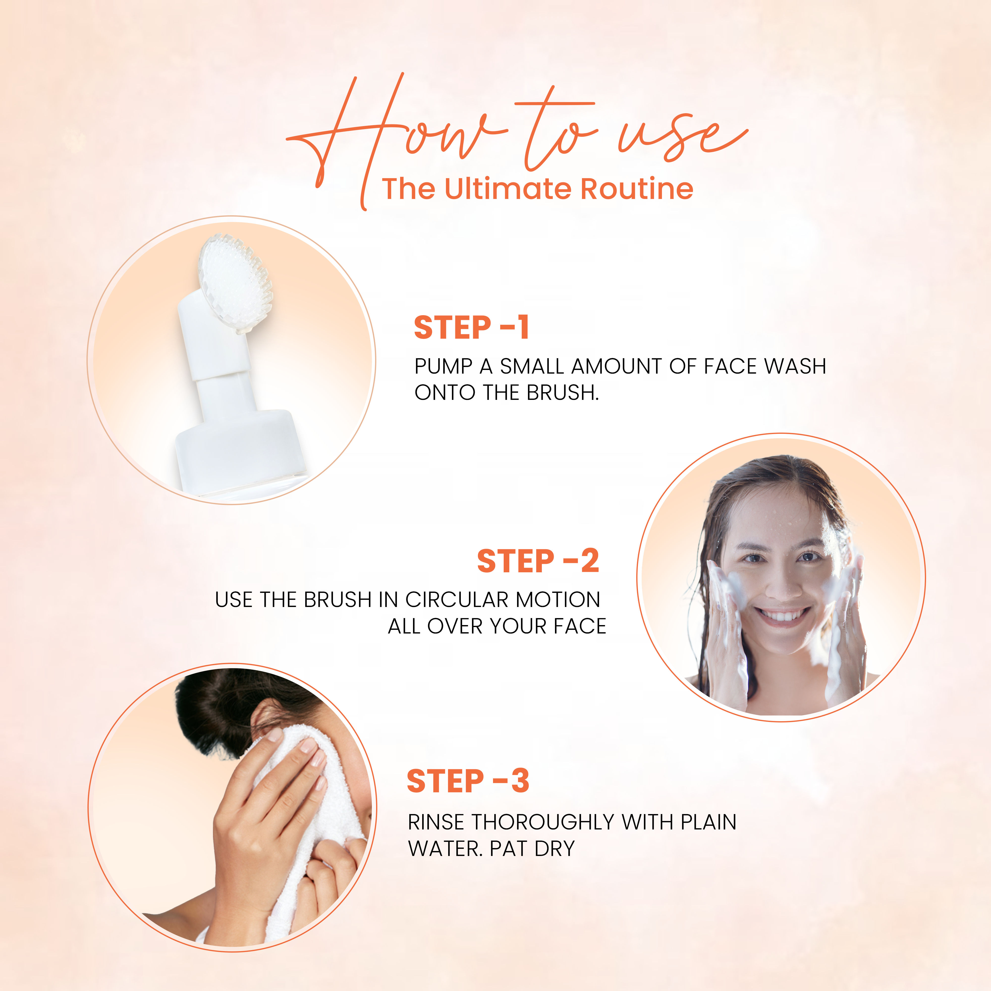 Vitamin C Foaming Face Wash removes excess oil and dirt