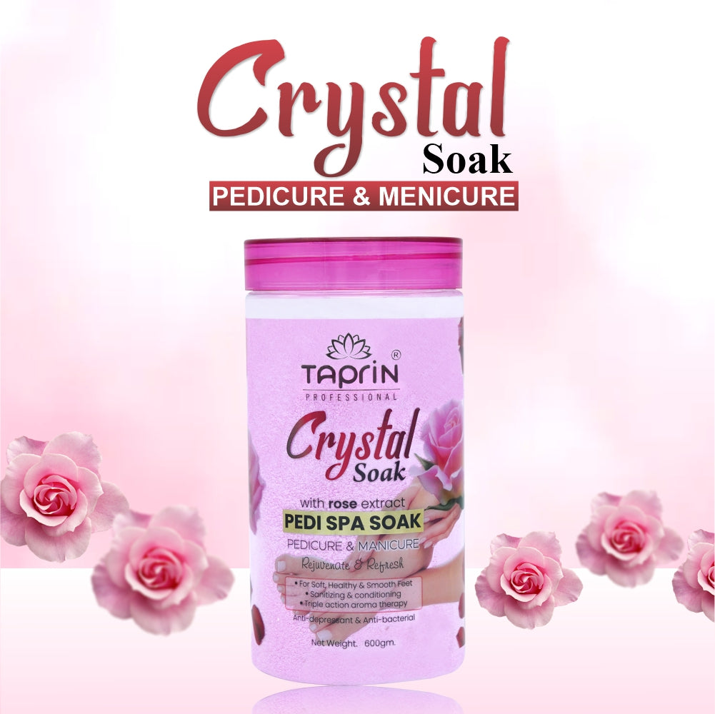 Crystal Pedi Spa Soak with Rose extract