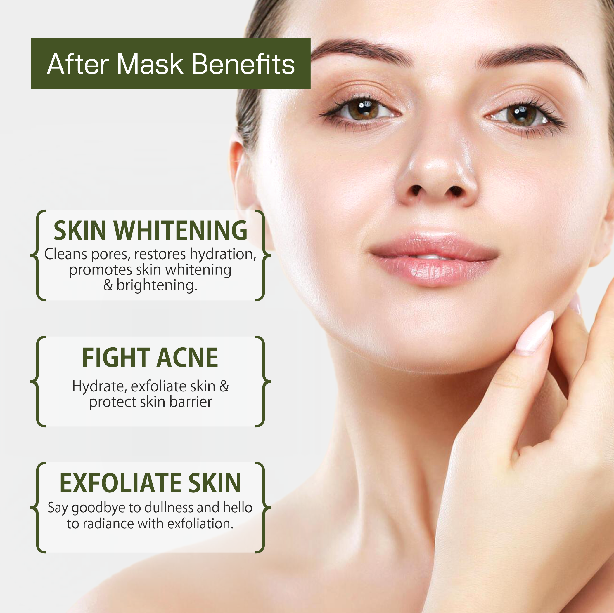 Rice Gluco Algae Peel Off Mask Tapveda formula for glowing skin