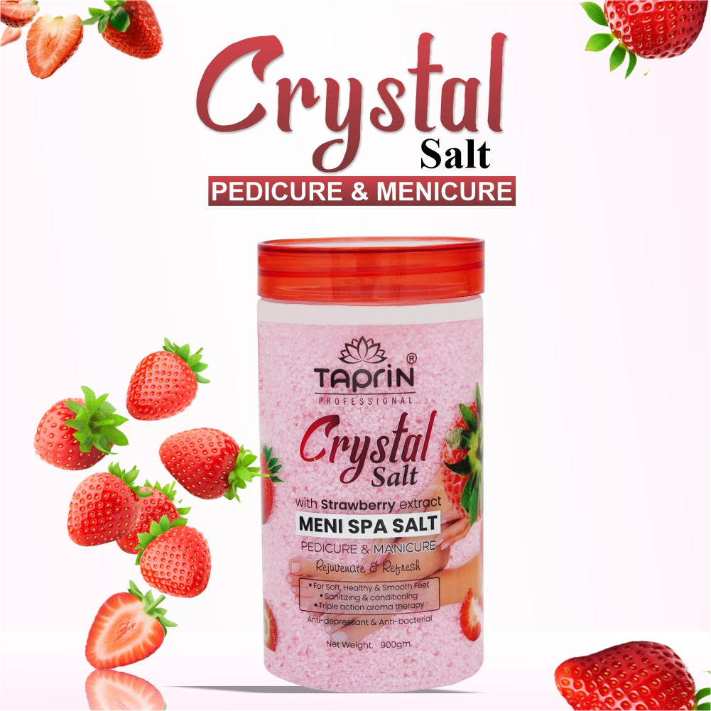 Crystal Meni Spa Salt with Strawberry Extract