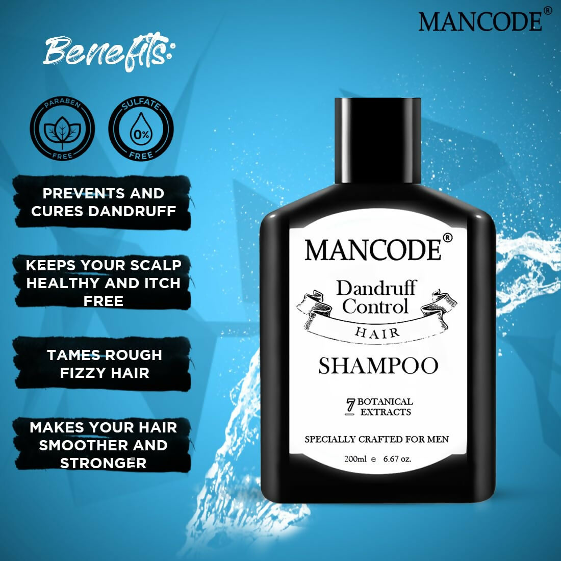 Flake-free men’s shampoo