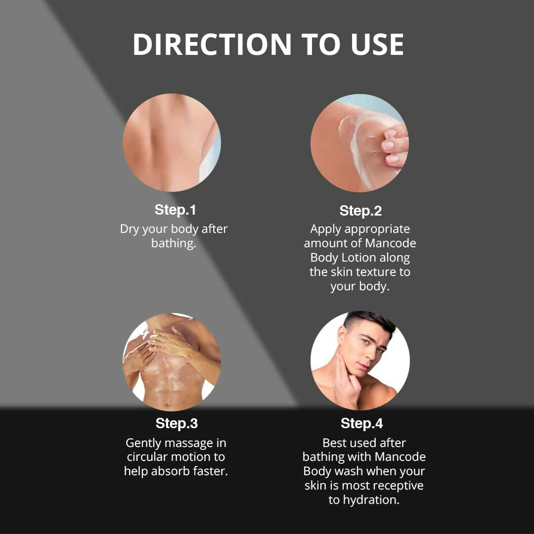 Hydrating body lotion for men