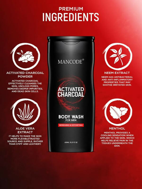 Men’s detox body wash