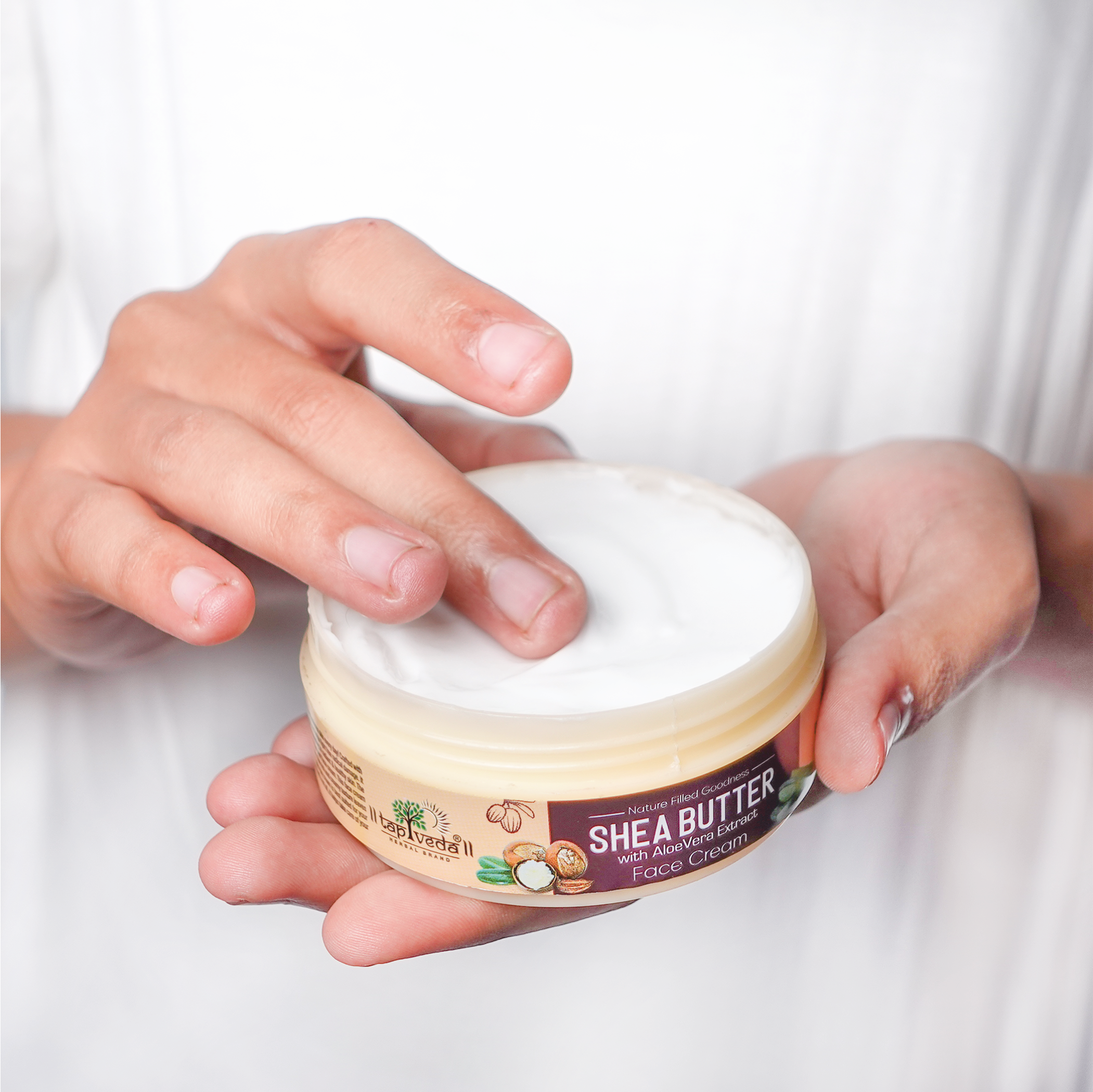 Nourishing Shea Butter Face Cream by Tapveda with aloe vera