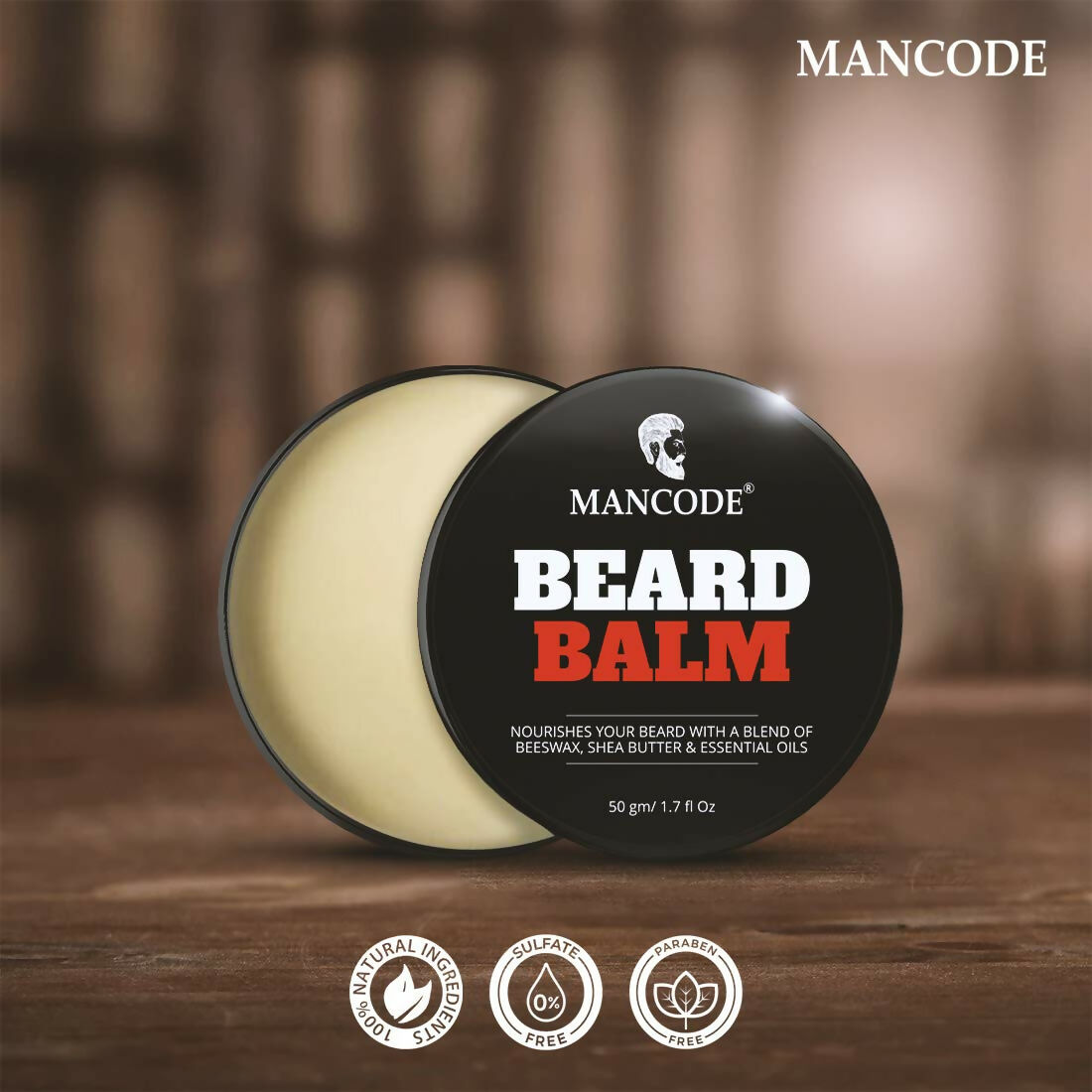 Conditioning beard balm for men