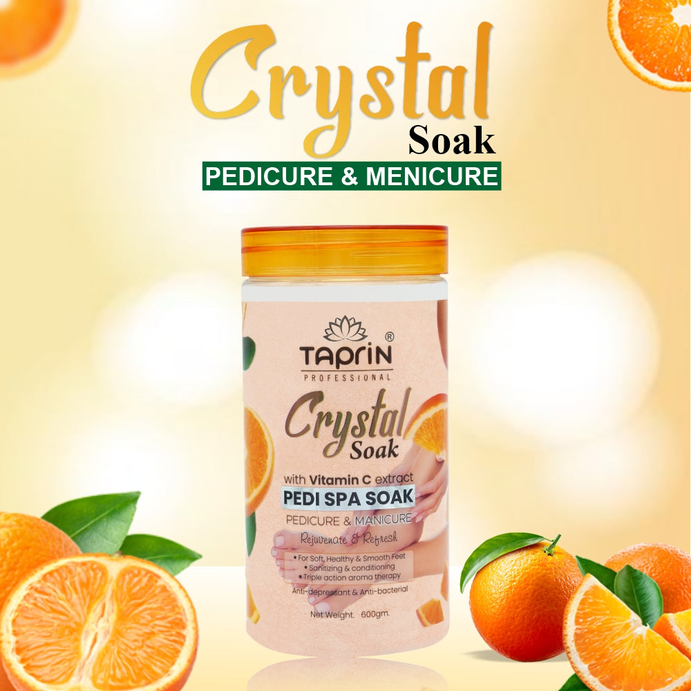 Crystal Pedi Spa Soak with Vitamin C extract