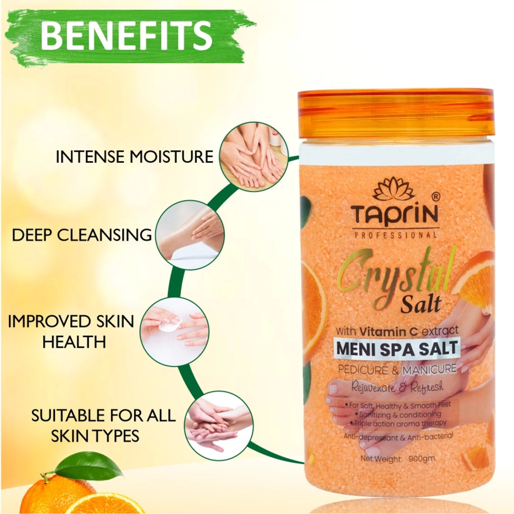 Crystal Meni Spa Salt with Vitamin C extract