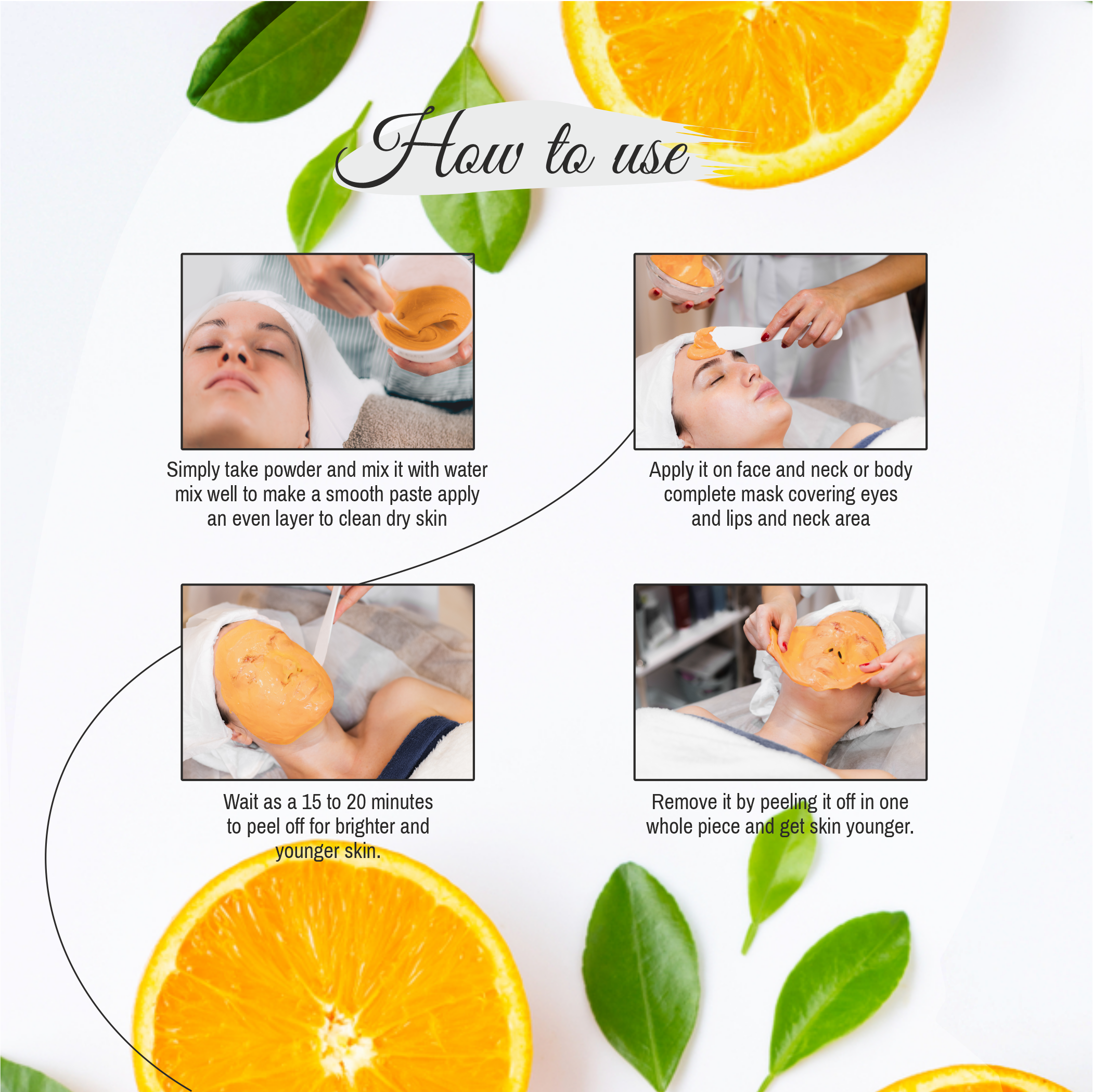 Vitamin C Algae Peel Off Powder Facial Mask