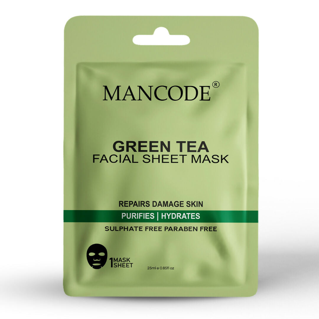 Mancode Green Tea Sheet Mask