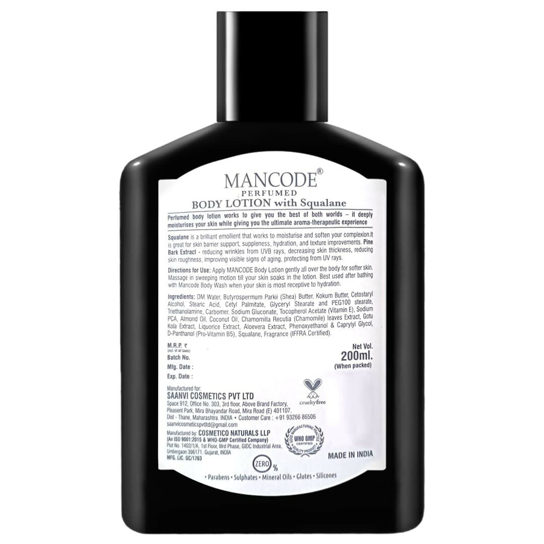 Non-greasy body lotion