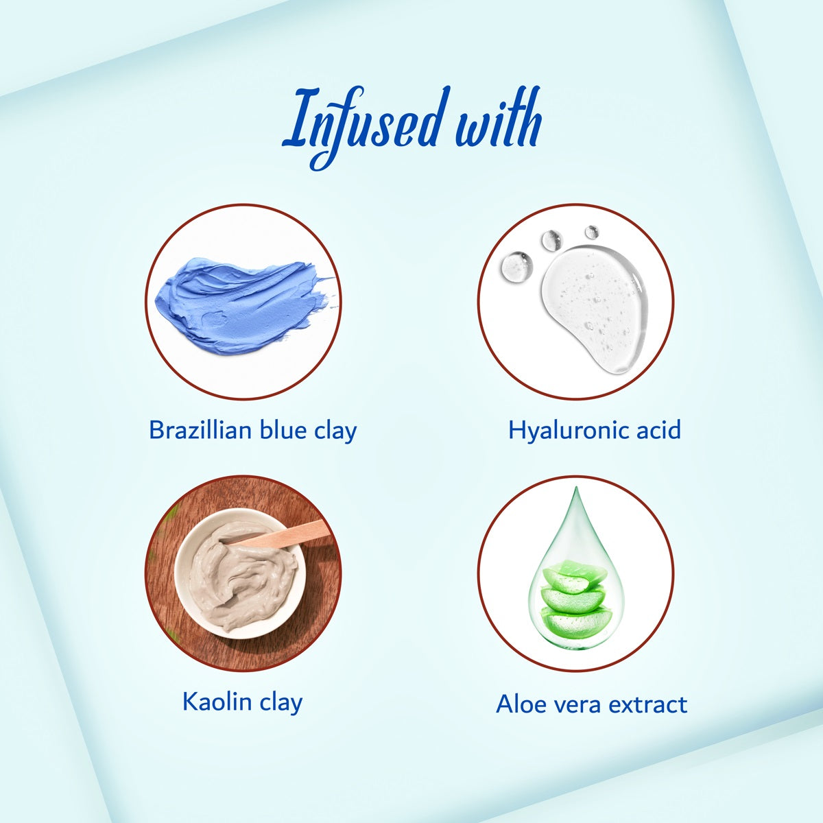 Brazilian Blue Clay Mask by Tapveda for tan removal treatment