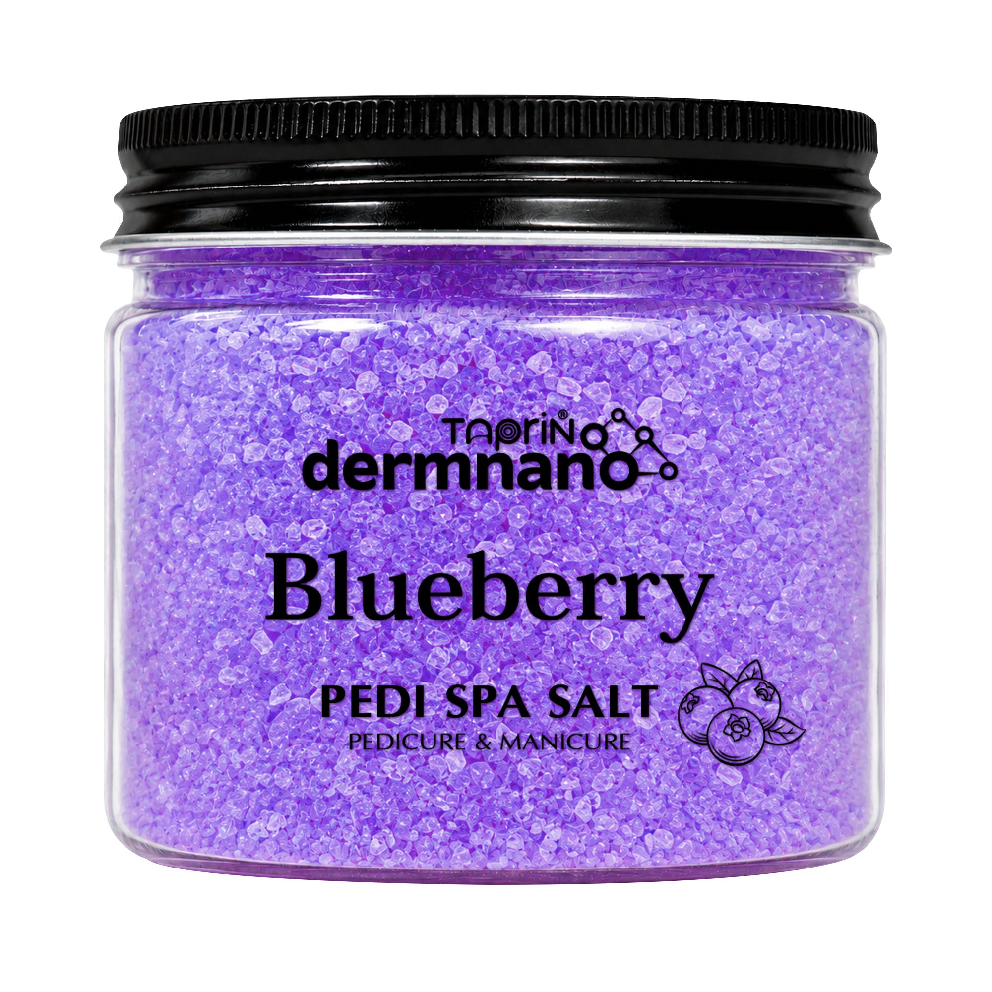 Taprin Dermnano Blueberry Pedi Spa Salt | Exfoliating Foot Salt for Soft & Smooth Feet