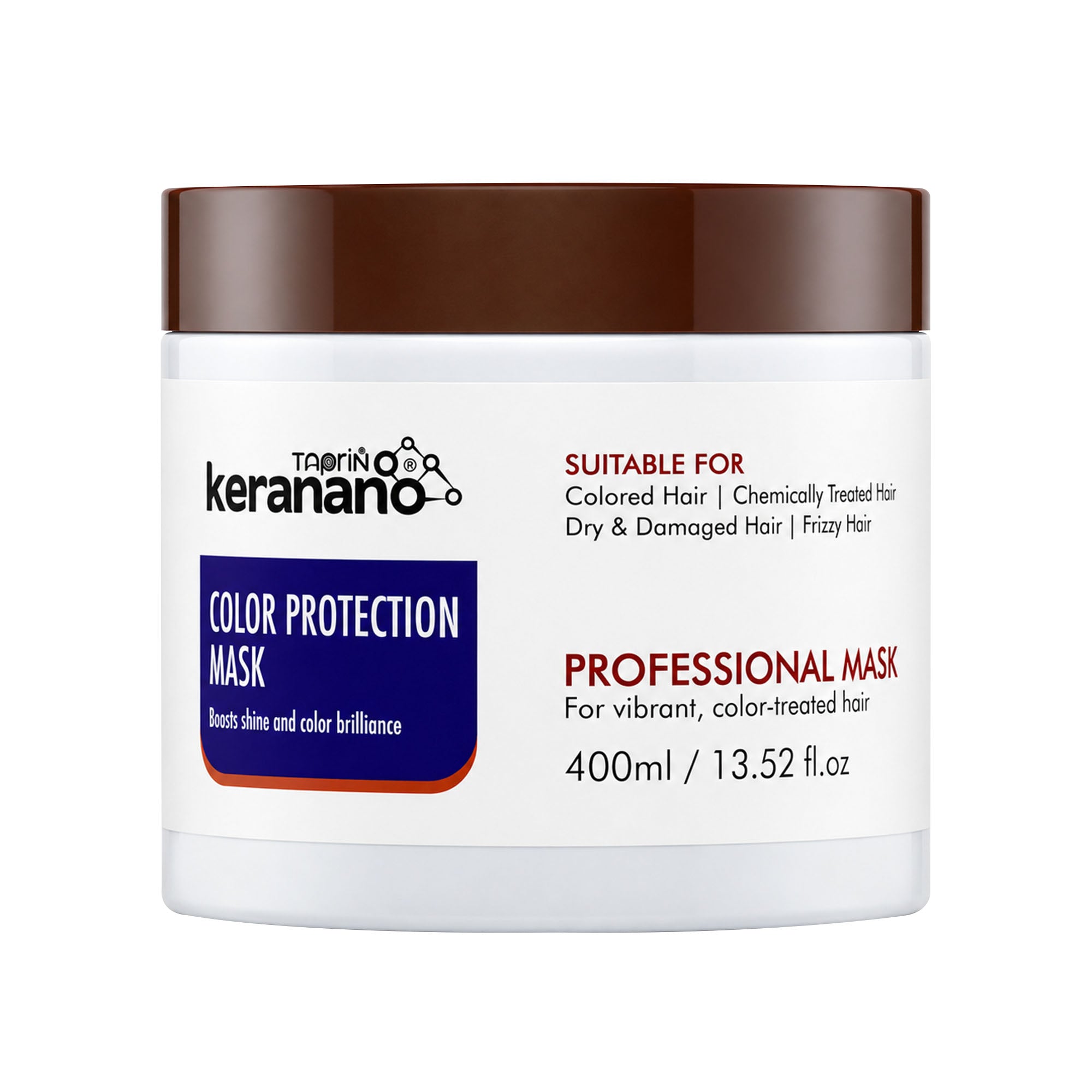 Taprin Keranano Color Protection Hair Mask | Professional Hair Mask for Colored Hair | Deep Nourishing Hair Care Mask | 400ml